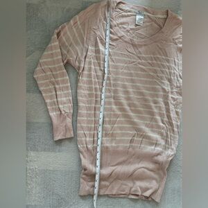 Talula Pink and Cream Knit Top